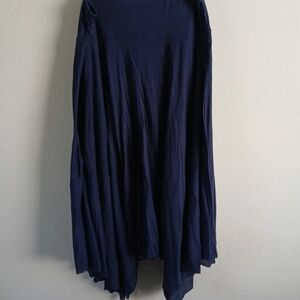 Lauren Ralph Lauren  Maxi Skirt Navy Blue Womens Large